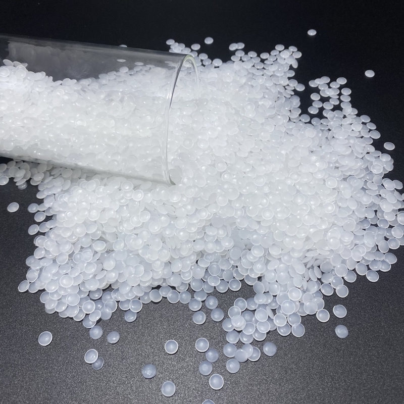 Pellet di resina PVDF di colore bianco ad alta resistenza per l'industria del plastica