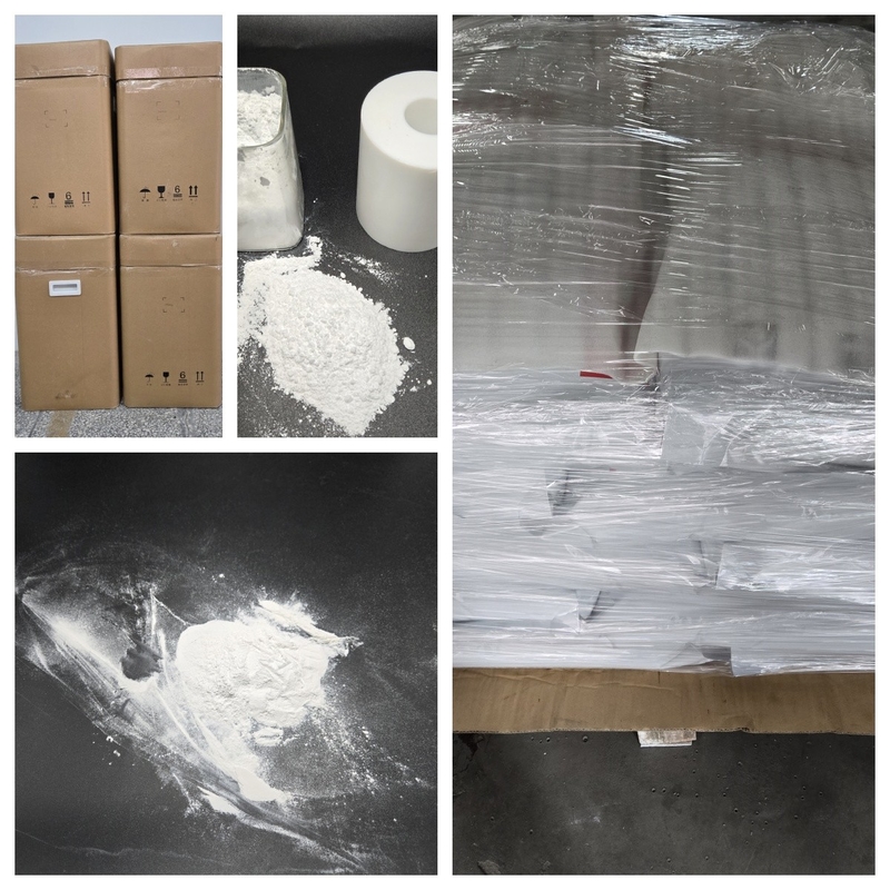 7.0-8.0 Costante dielettrico pellets PVDF bianchi resistenti ai raggi UV per parti stampate per iniezione