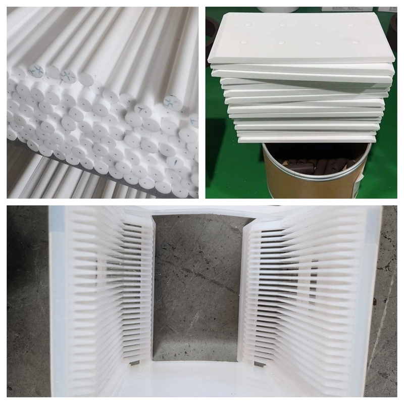 Resina PFA per la produzione di barre PFA in parti meccaniche resistenti all'usura a basso attrito