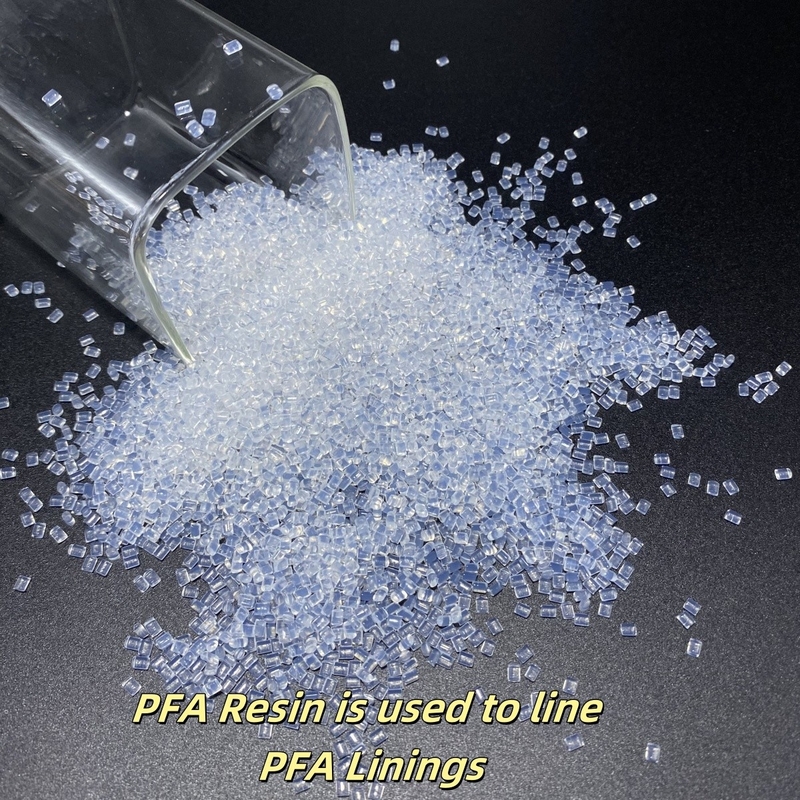 Resina PFA utilizzata per allineare rivestimenti PFA che forniscono protezione resistente alla corrosione per contenitori e tubi