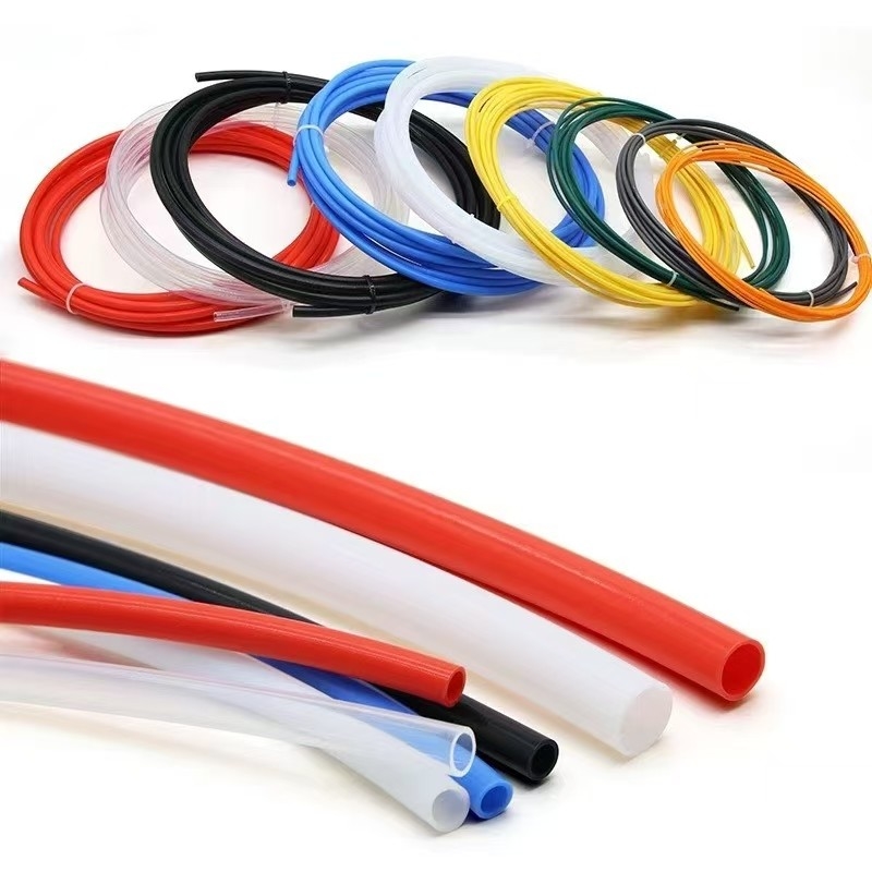 2 mm ID × 4 mm OD Flessibile tubo PTFE resistente al calore Superficie non aderente Ideale per catetere di laboratorio resistente alle sostanze chimiche ad alta purezza